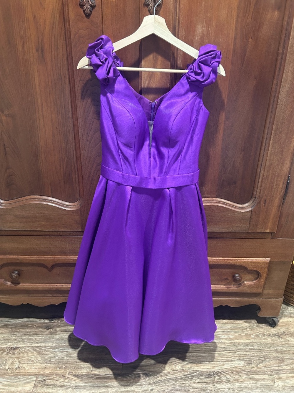 Purple Jovani cocktail dress - fits like size 2